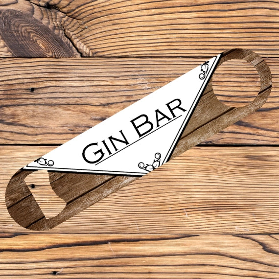 Personalised Gin Bottle Bar Blade Bottle Opener