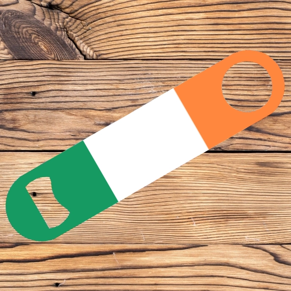 Personalised GB, Uk, NI, Ireland and the Channel islands Flag Bar Blade Bottle Openers