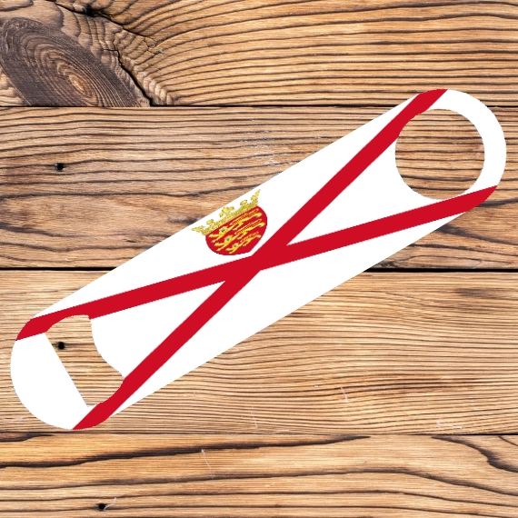 Personalised GB, Uk, NI, Ireland and the Channel islands Flag Bar Blade Bottle Openers