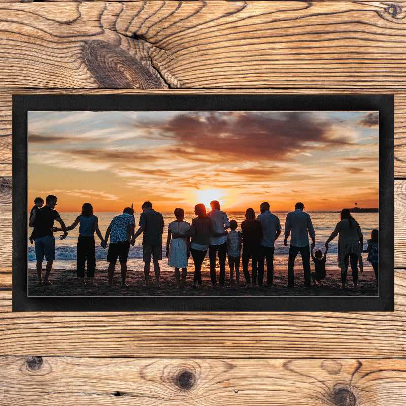 Personalised Photo Bar Mat