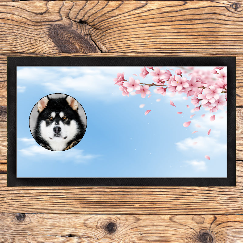 Personalised Cherry Blossom Pet Placemat