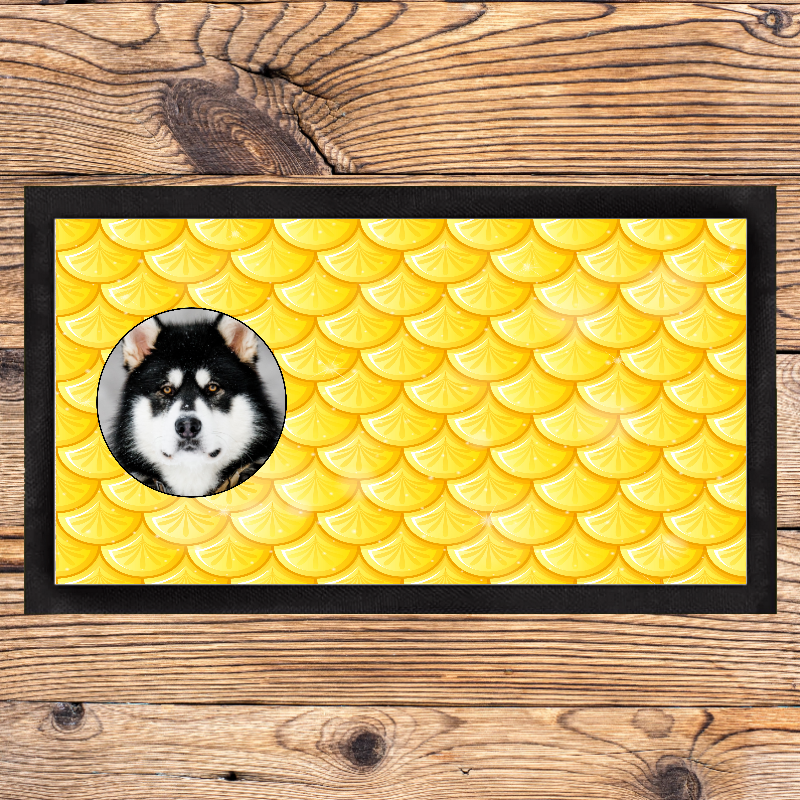 Personalised Mermaid Scales Pet Placemat