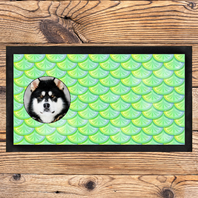 Personalised Mermaid Scales Pet Placemat