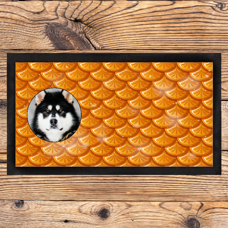 Personalised Mermaid Scales Pet Placemat