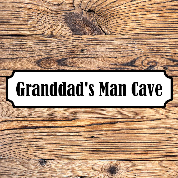 Man Cave Street Sign