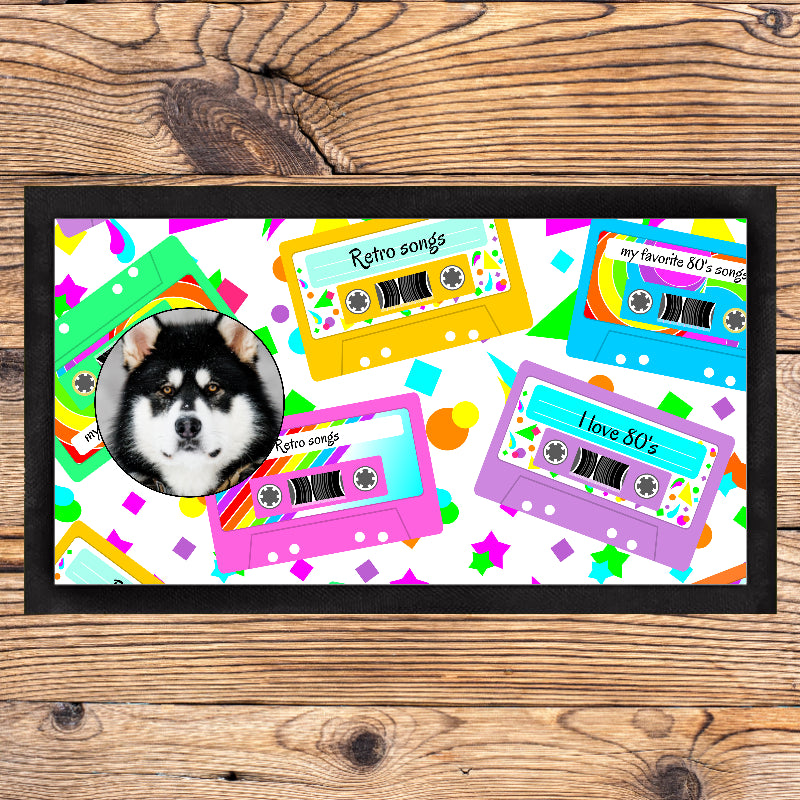 Personalised 80's Pet Placemat