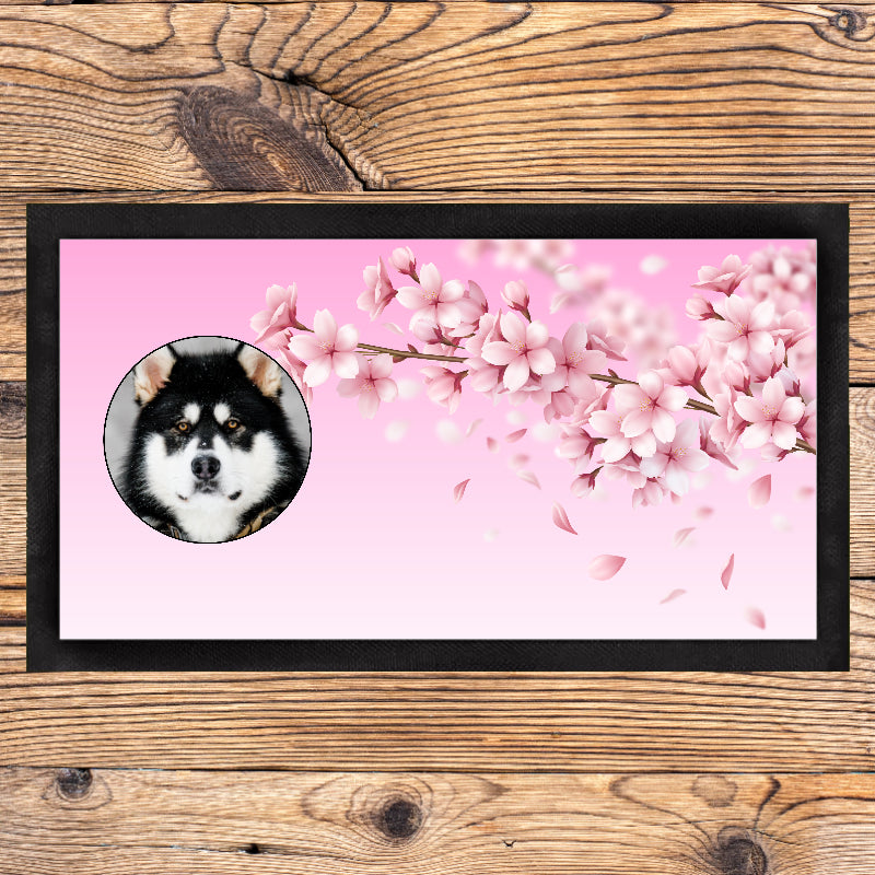 Personalised Cherry Blossom Pet Placemat