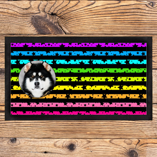 Personalised Neon Pet Placemat